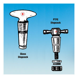 旋塞閥，PTFE， 直孔